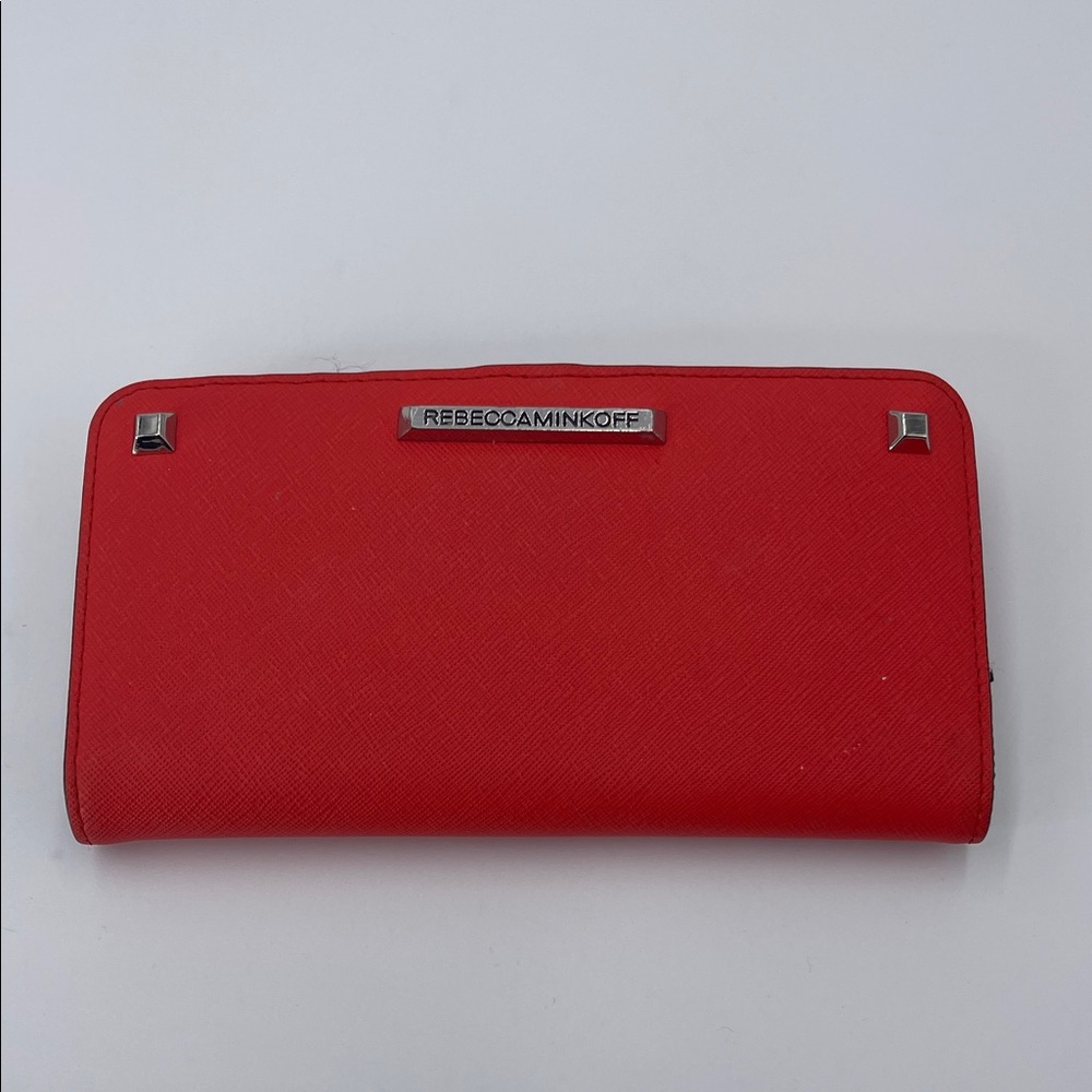 Rebecca Minkoff Scarlet Red Card ID Slot Bi-fold Wallet